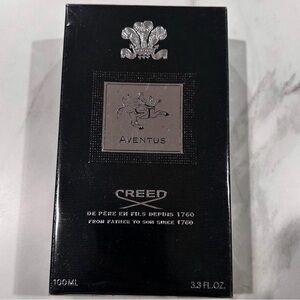 Creed Aventus Black and Silver Bottle
